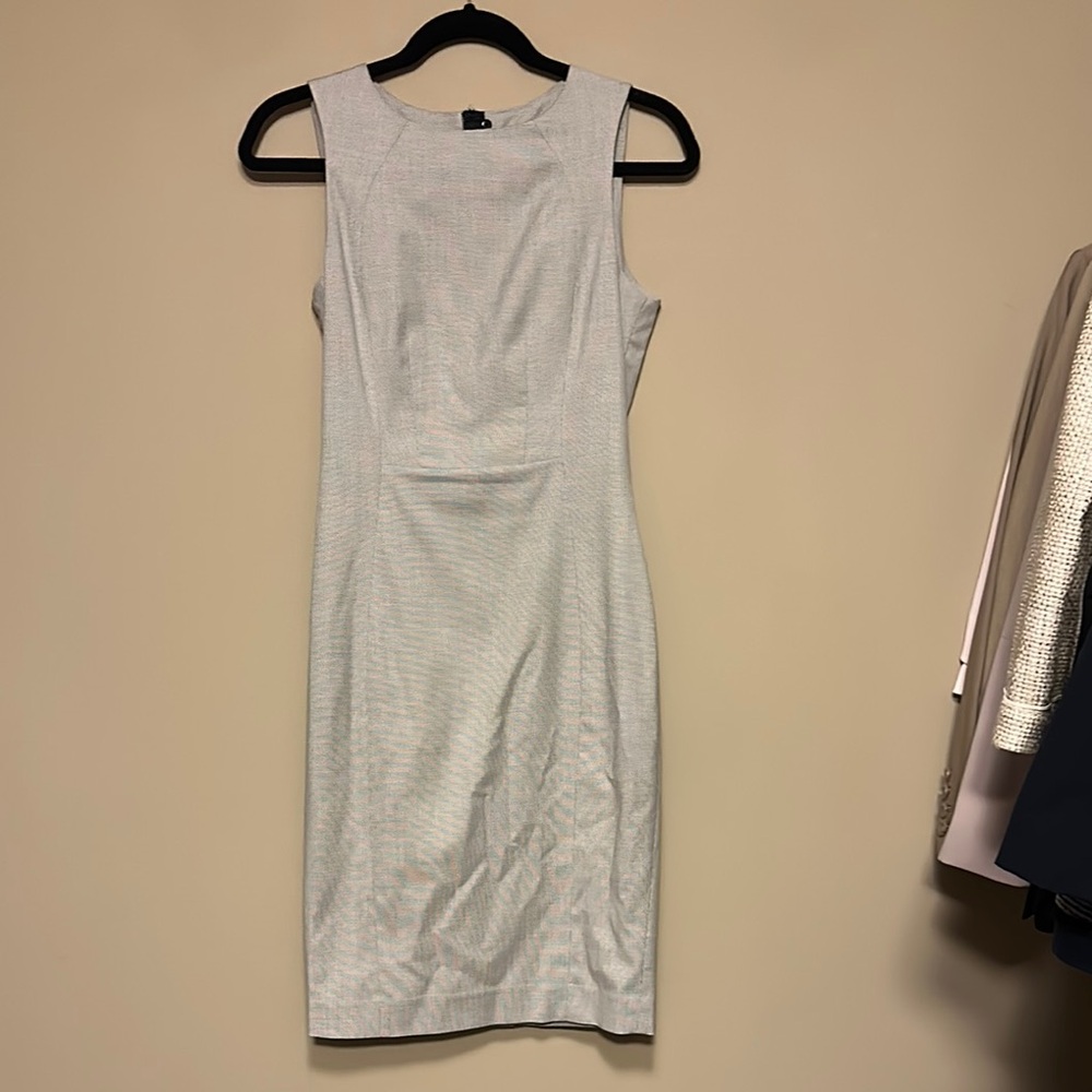 Elegant Gray Sleeveless Dress